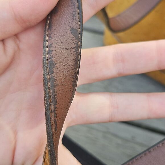 Dooney & Bourke Ostrich Embossed Leather Tote Bag – Read Description - Picture 13 of 14